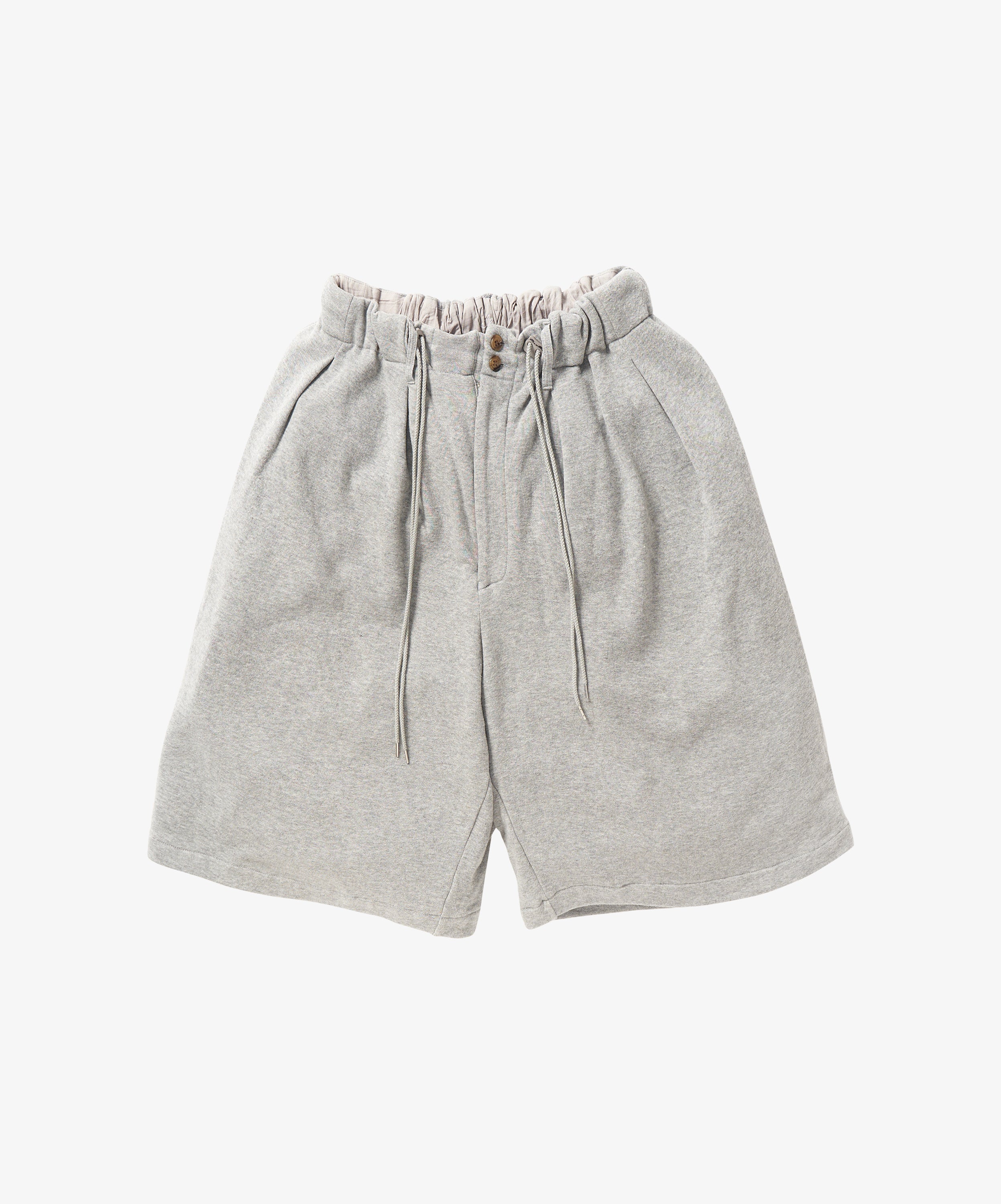 loop wheel circular short pants - default