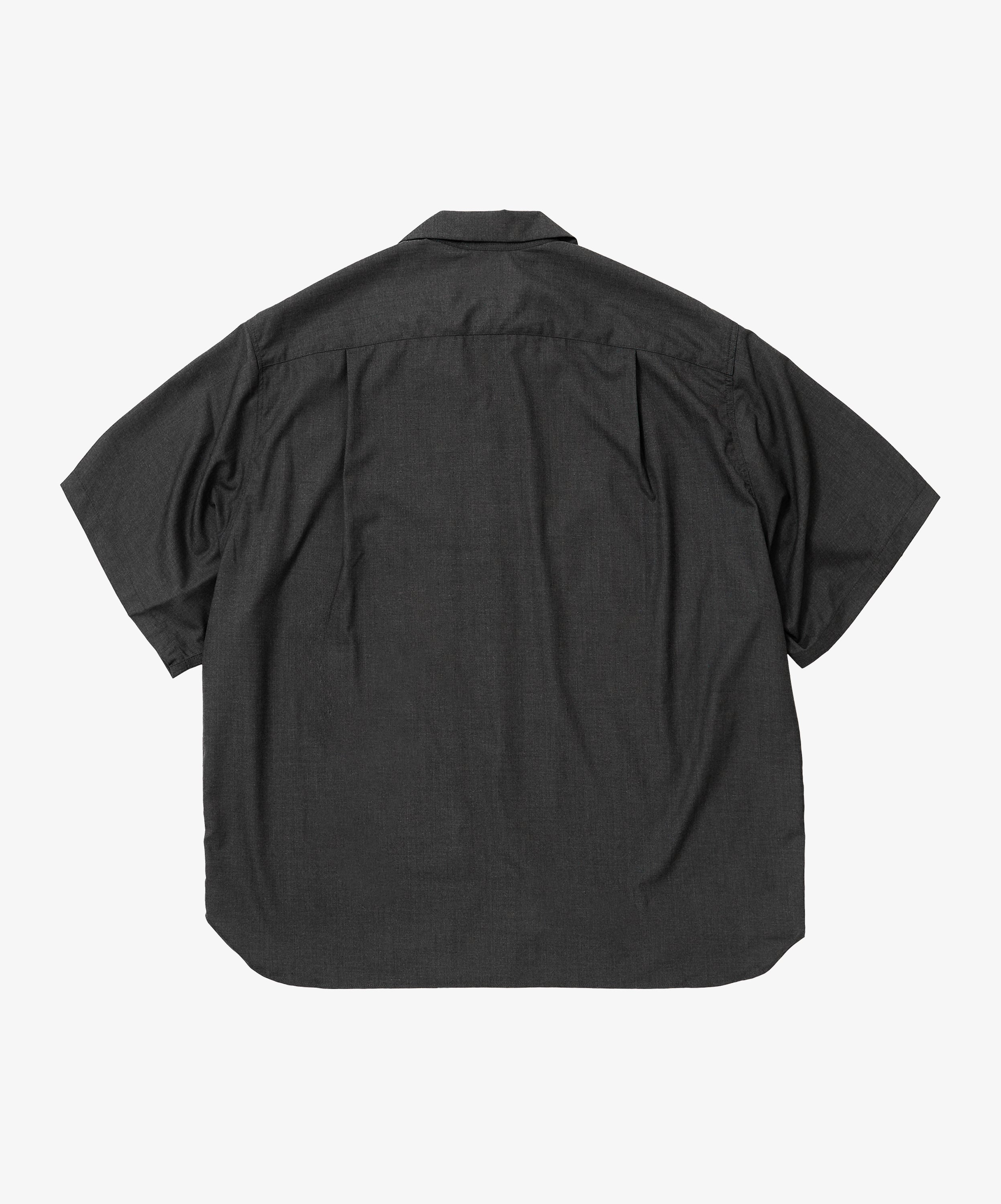 re-engineered overshirt short sleeve anthracite