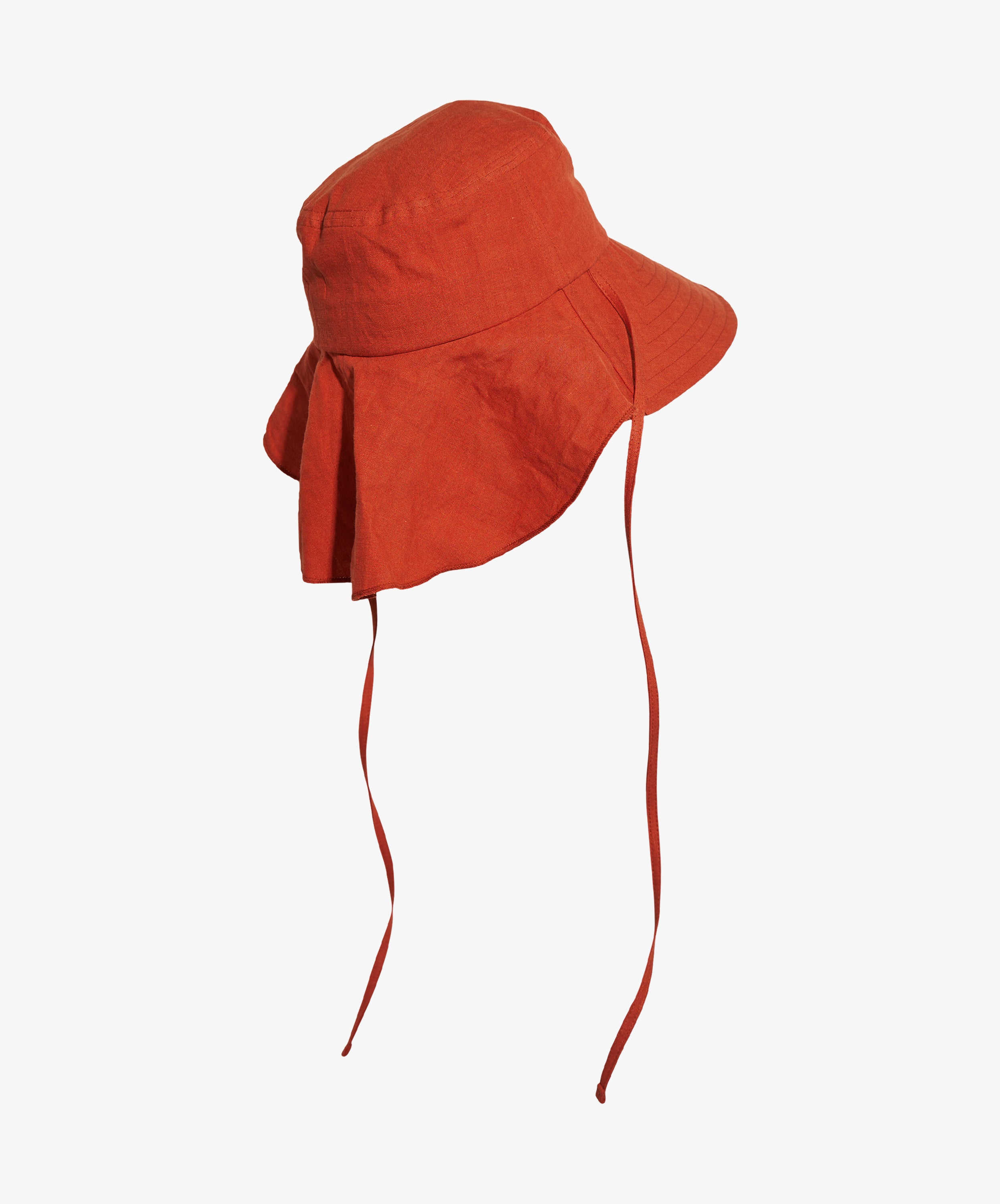 field hat linen brick