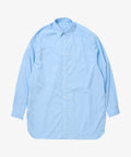 wide shirt with pocket thomas mason blue long - default