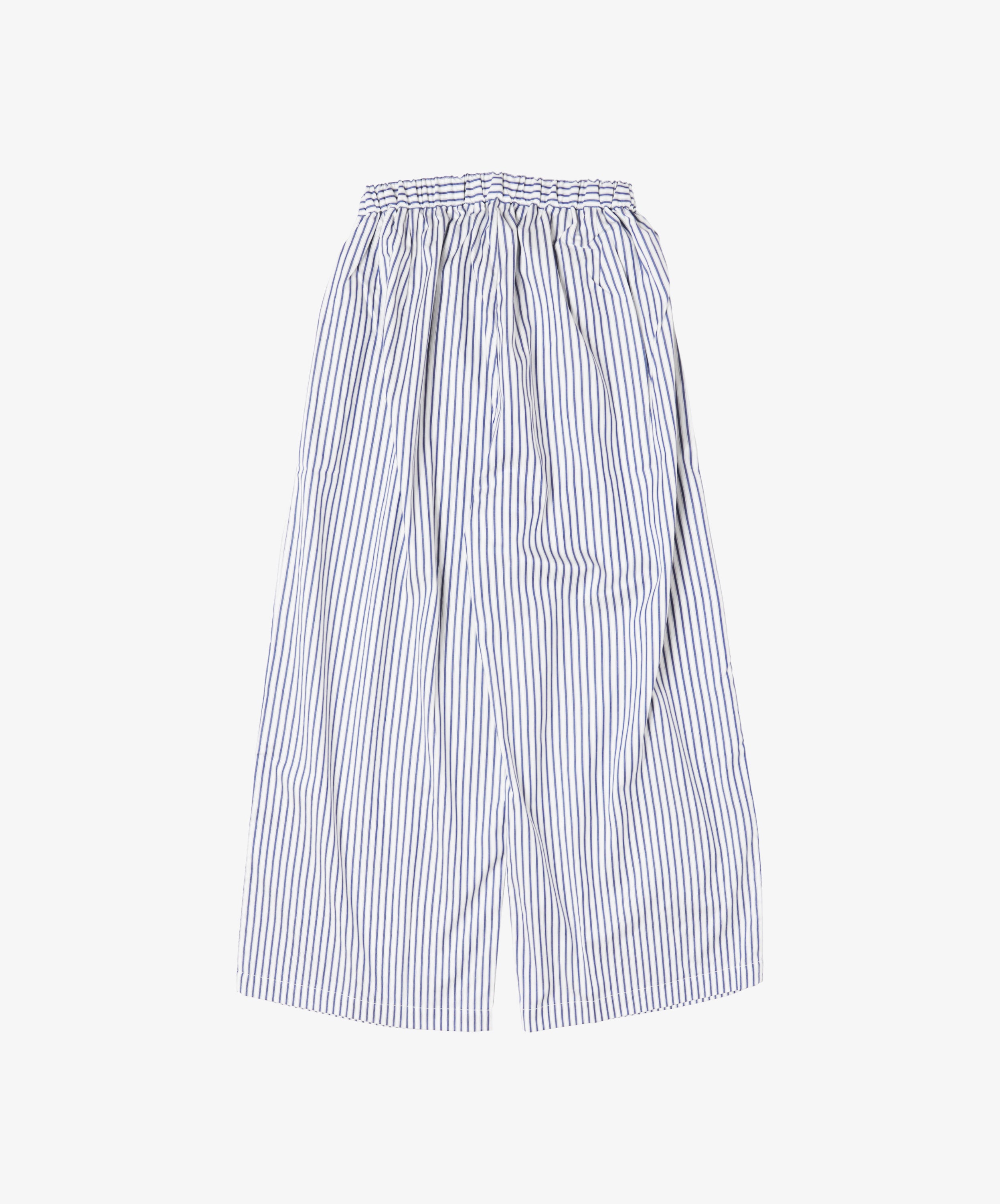pyjama set white stripe
