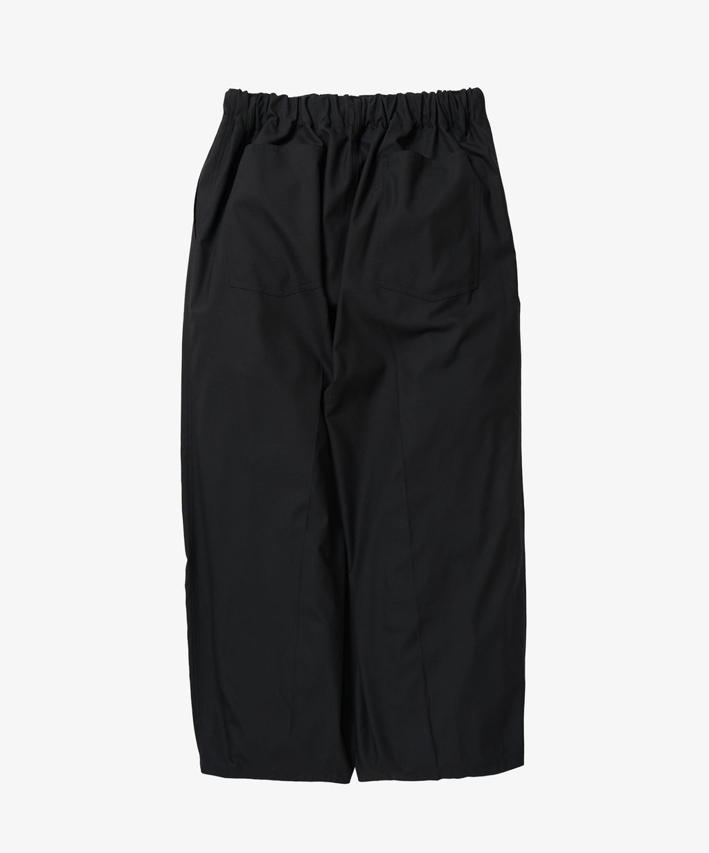 circular pants black