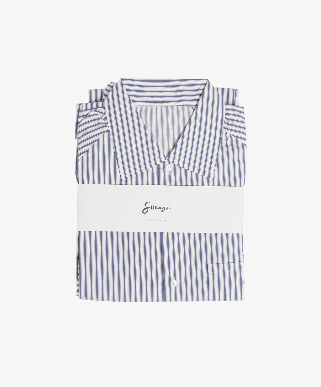 pyjama set white stripe - default