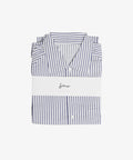 pyjama set white stripe - default