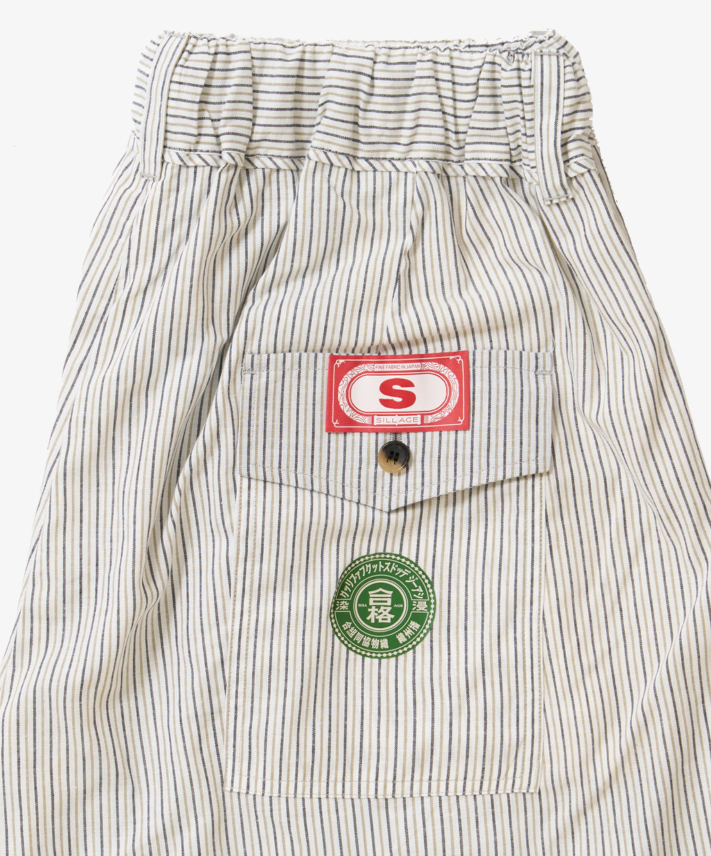 banshu ori hakama pants brown stripe