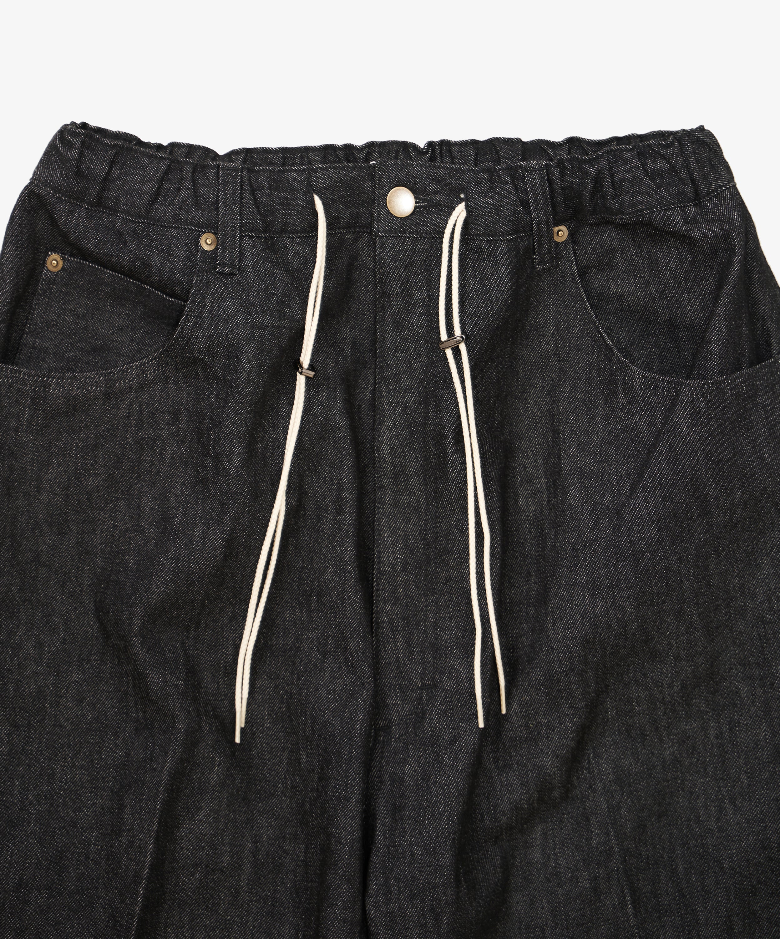 pantalon cinq poches black denim one wash