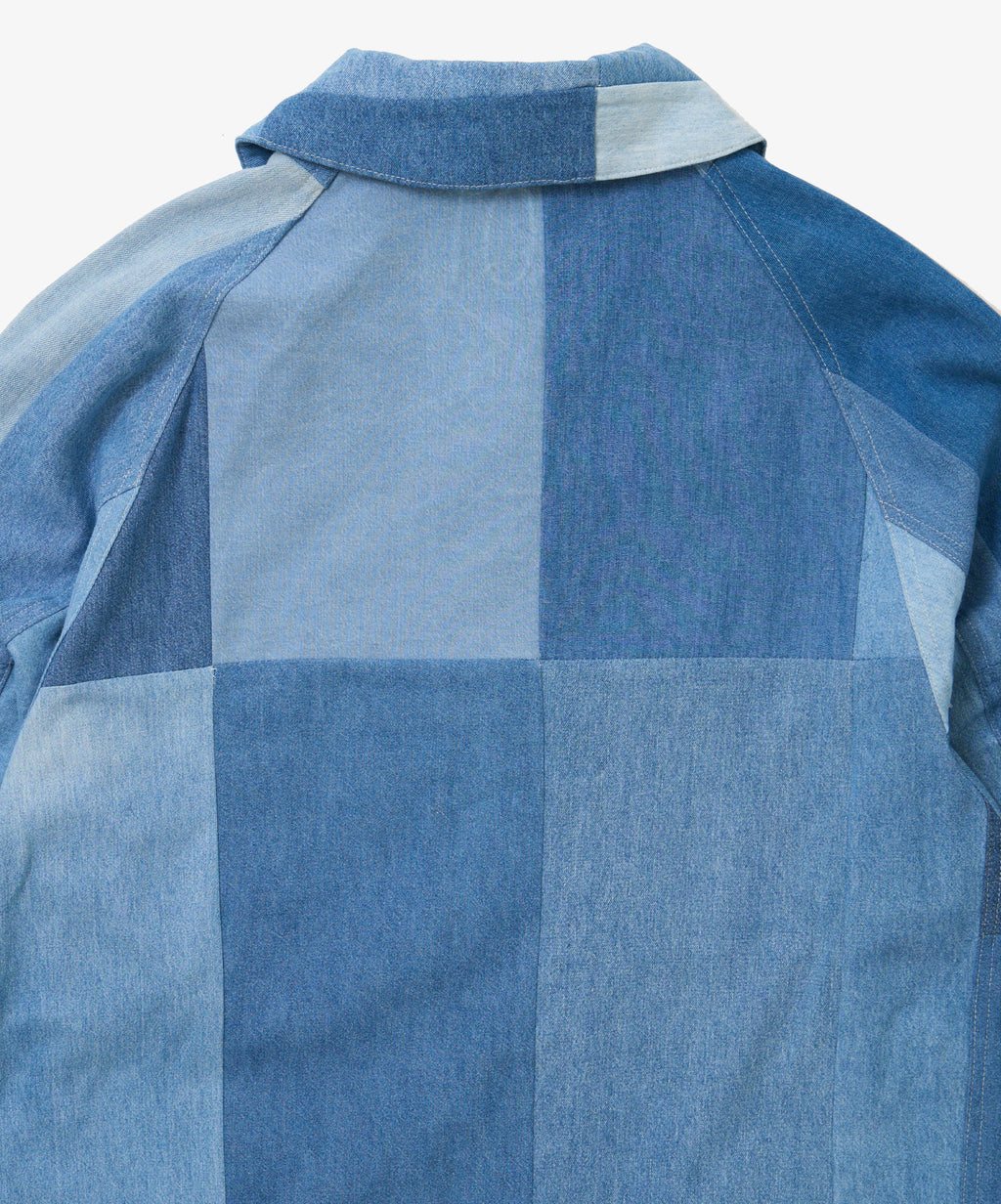 balmacaan coat vintage denim shirts one
