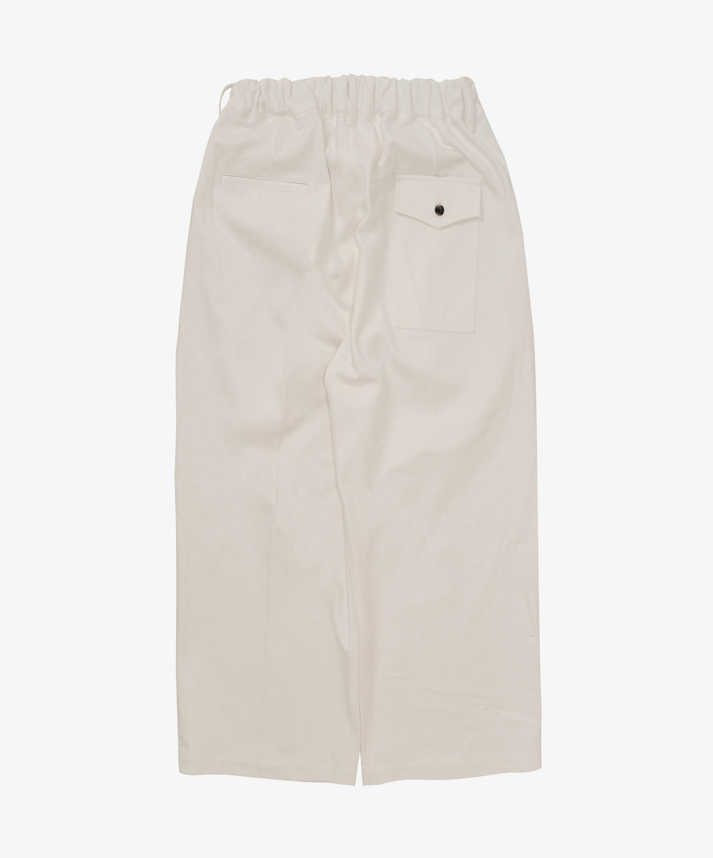 hakama pants white denim one wash