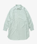 popover shirt long supima cotton green stripe - default