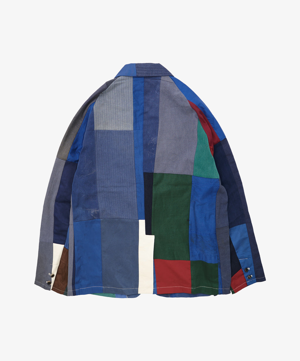 blazer bleu de travail three