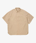 wide shirt with pocket thomas mason beige short sleeve - default