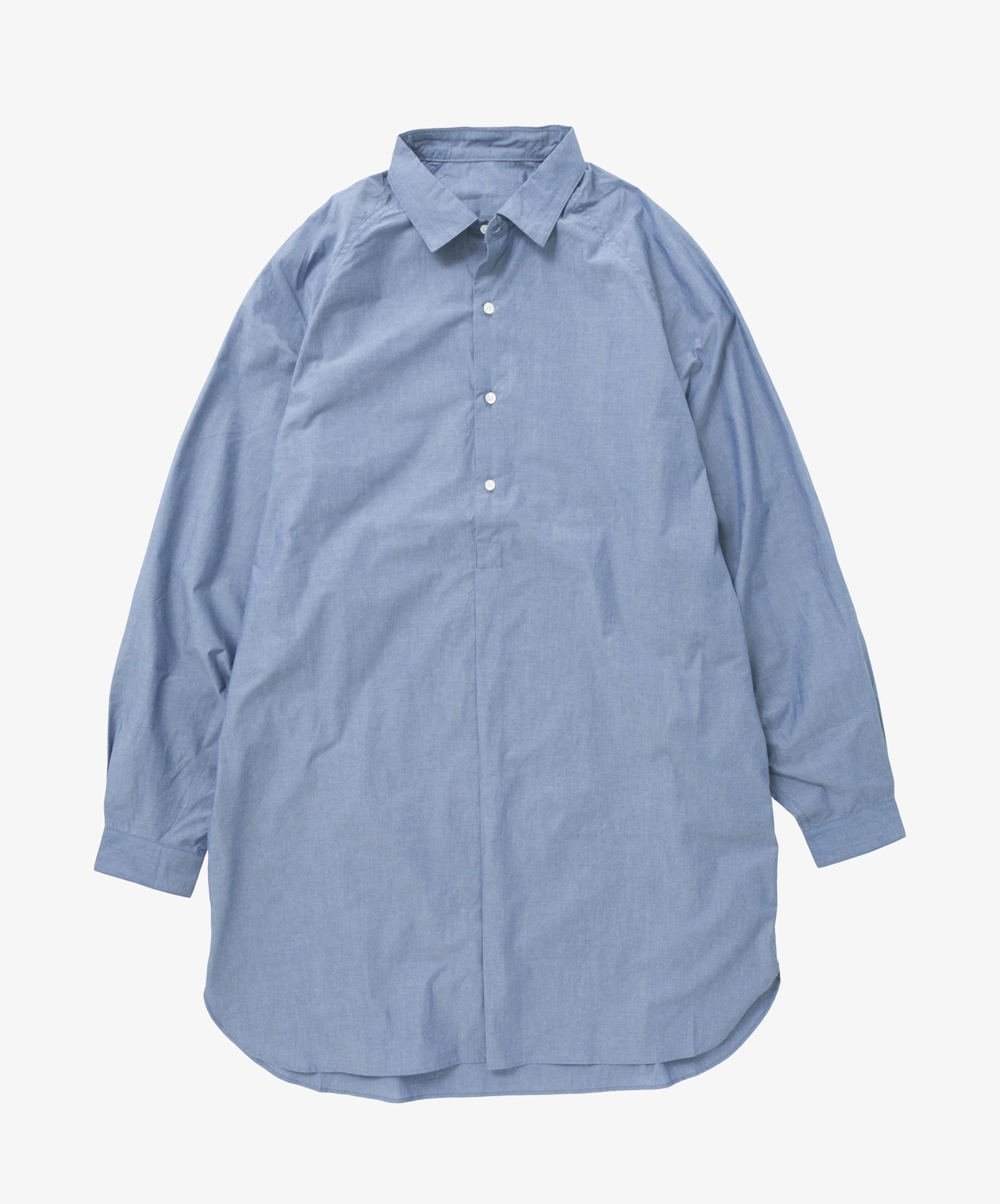 popover shirt long high count navy - default