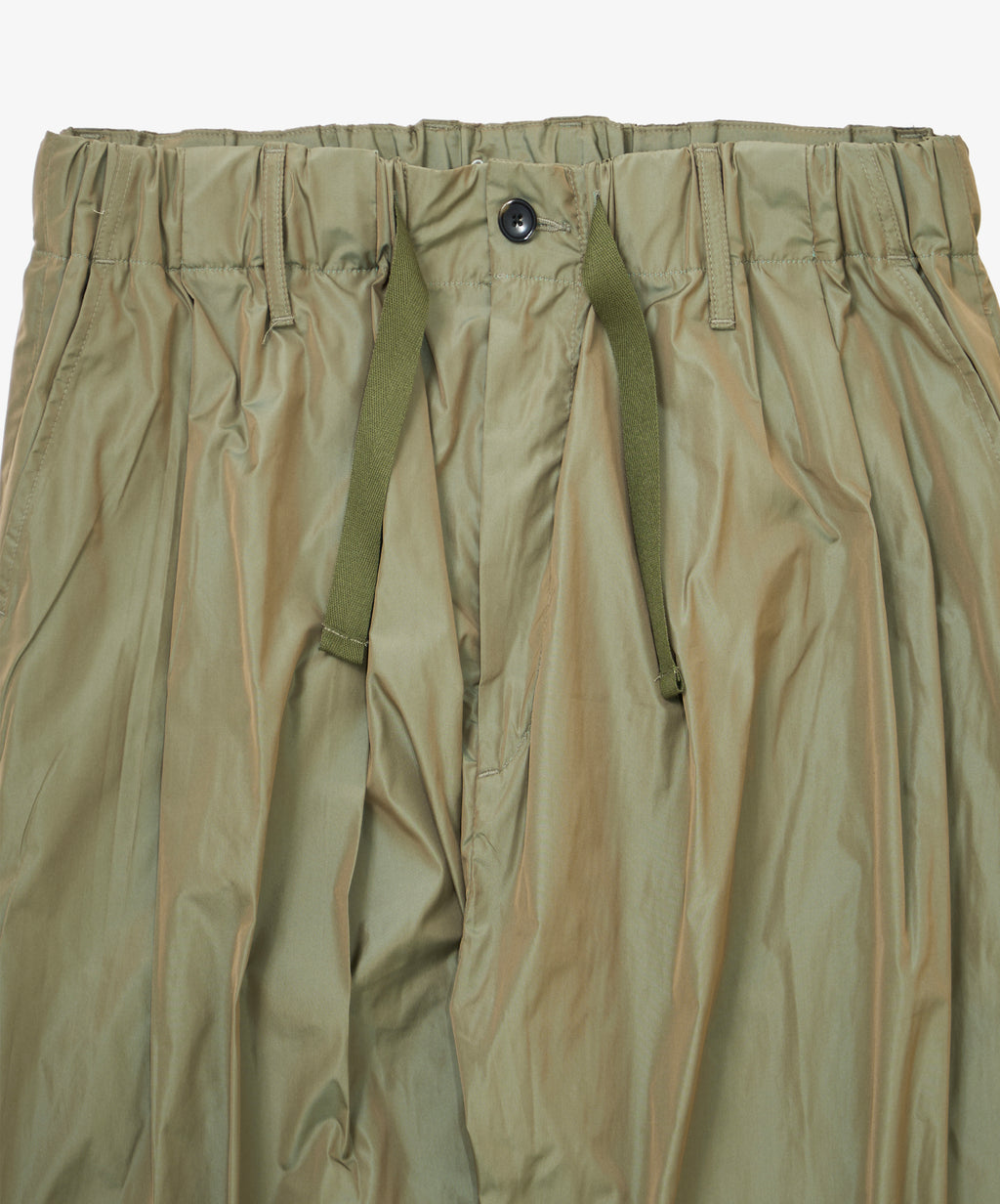baggy trousers limonta nylon khaki