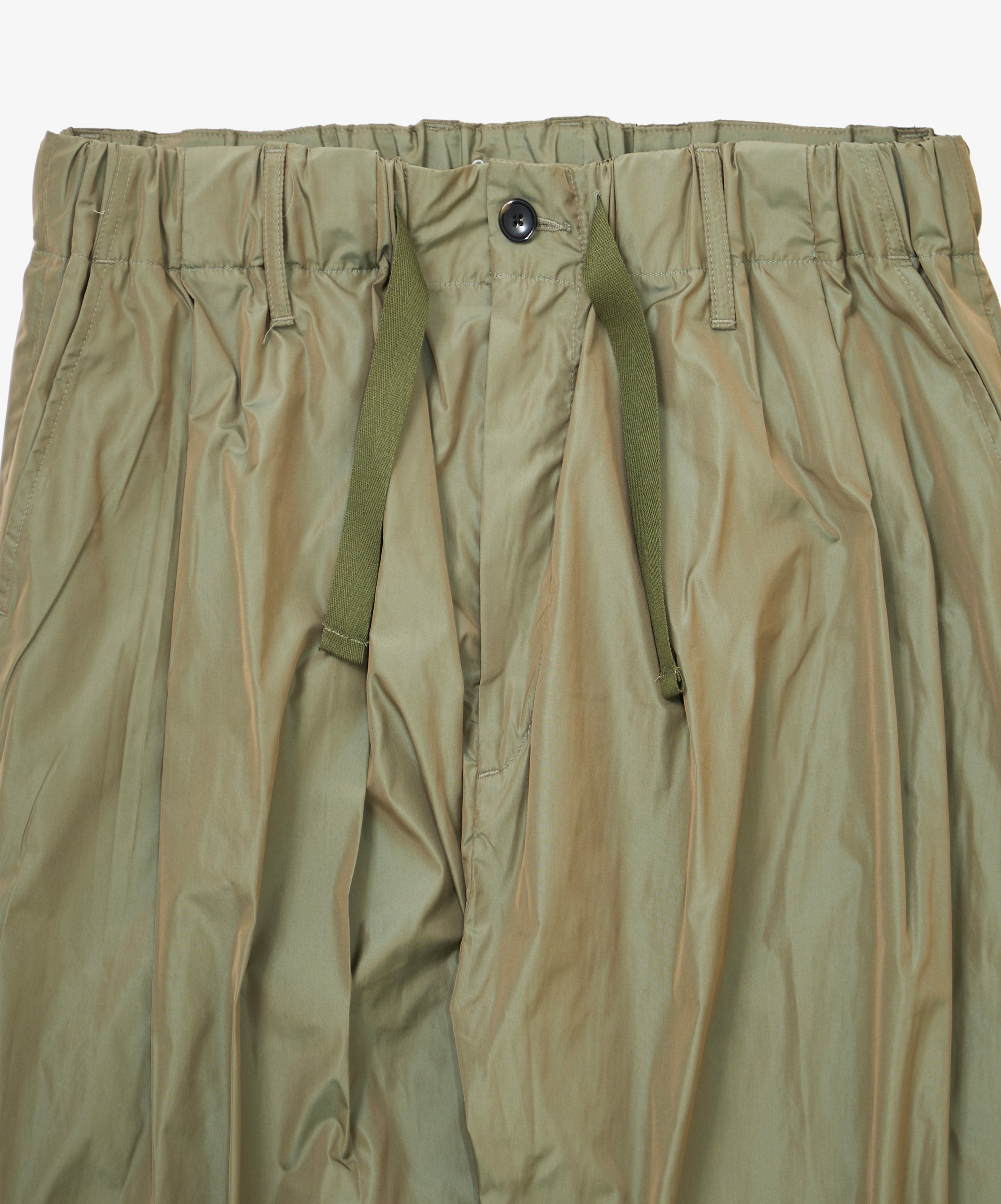 baggy trousers limonta nylon khaki