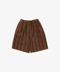 circular short brown stripe harris tweed - default