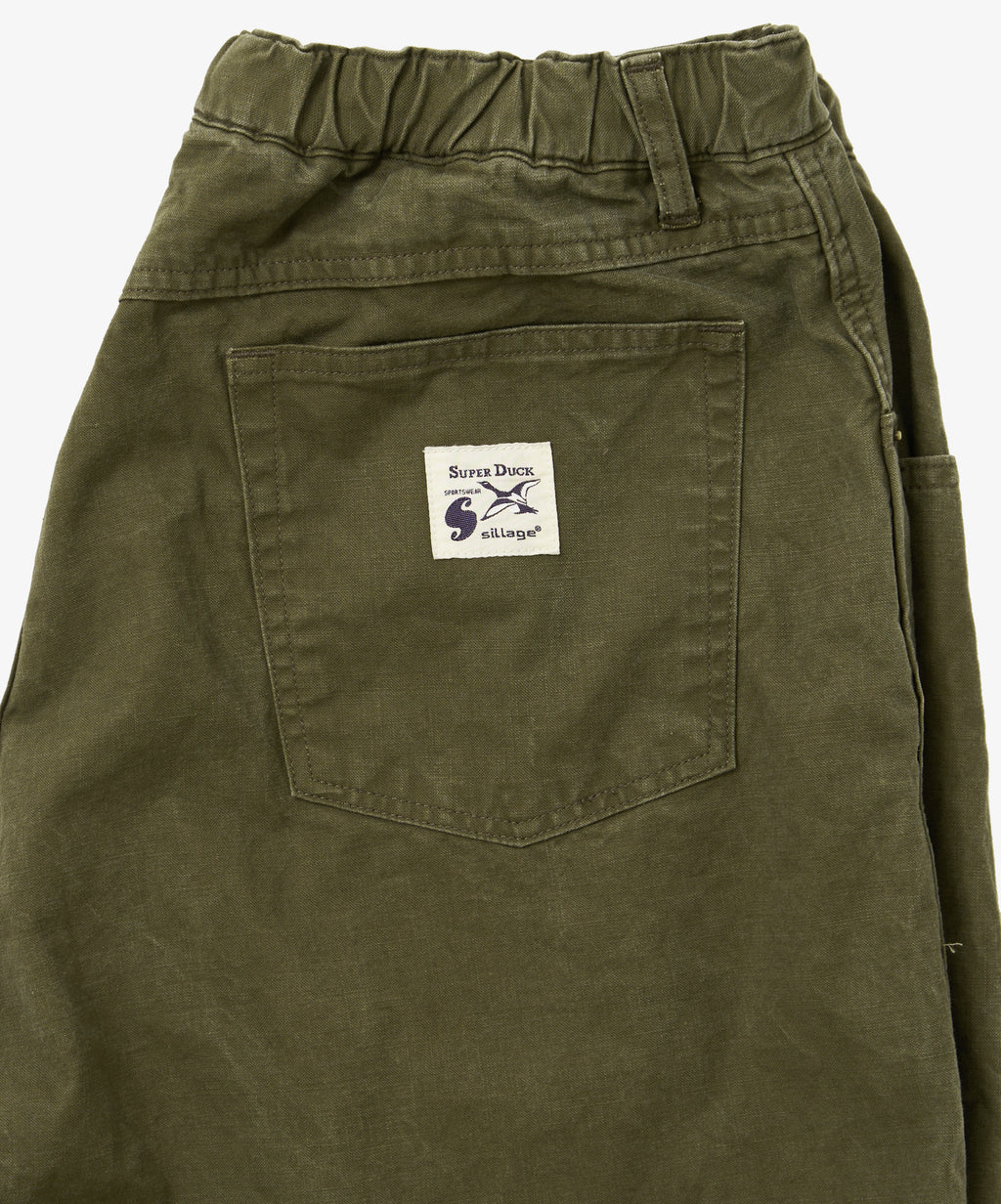 pantalon cinq poches super duck olive