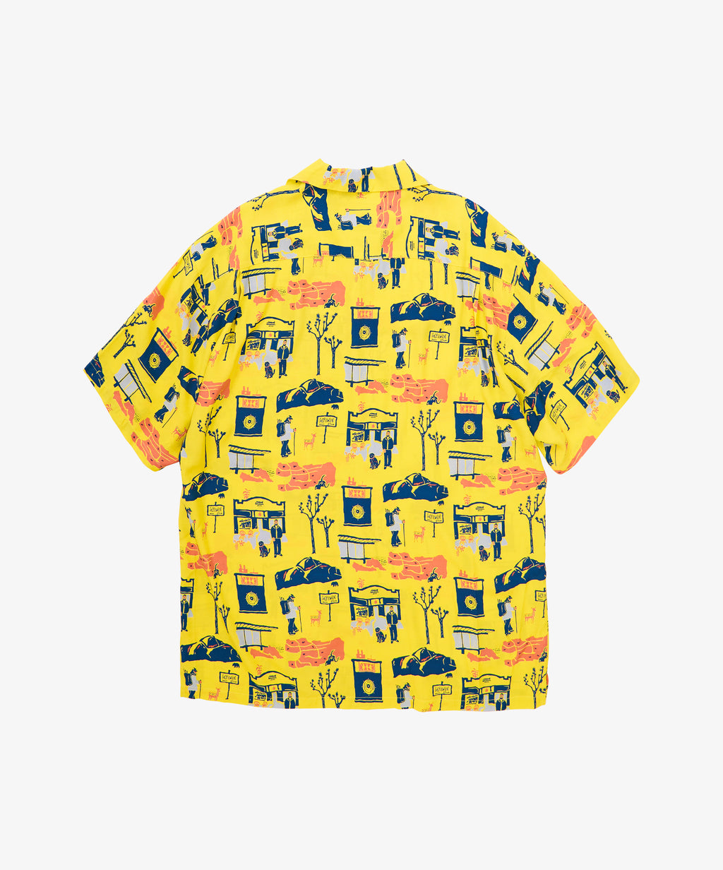 souvenir shirt los angeles yellow