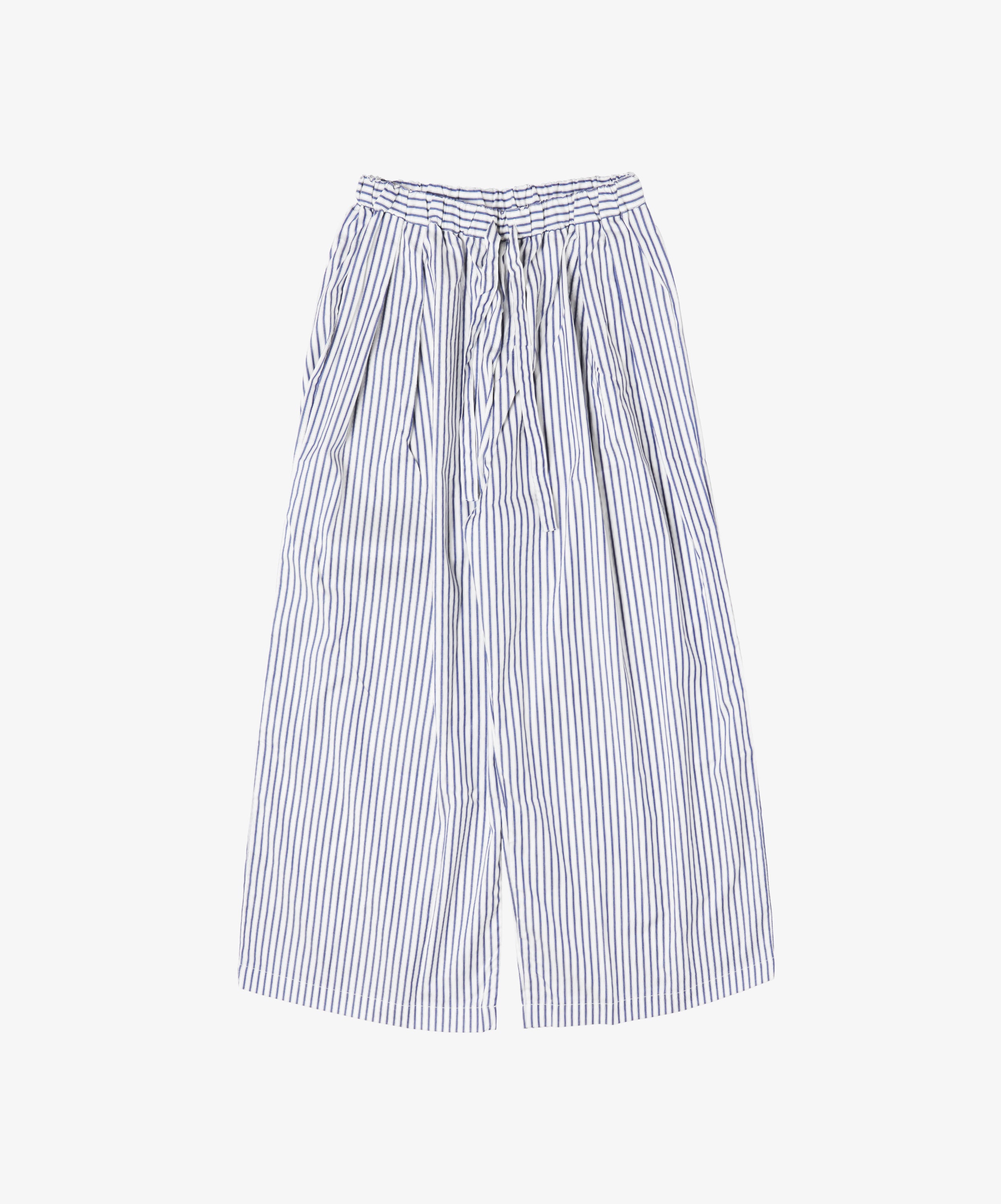 pyjama set white stripe