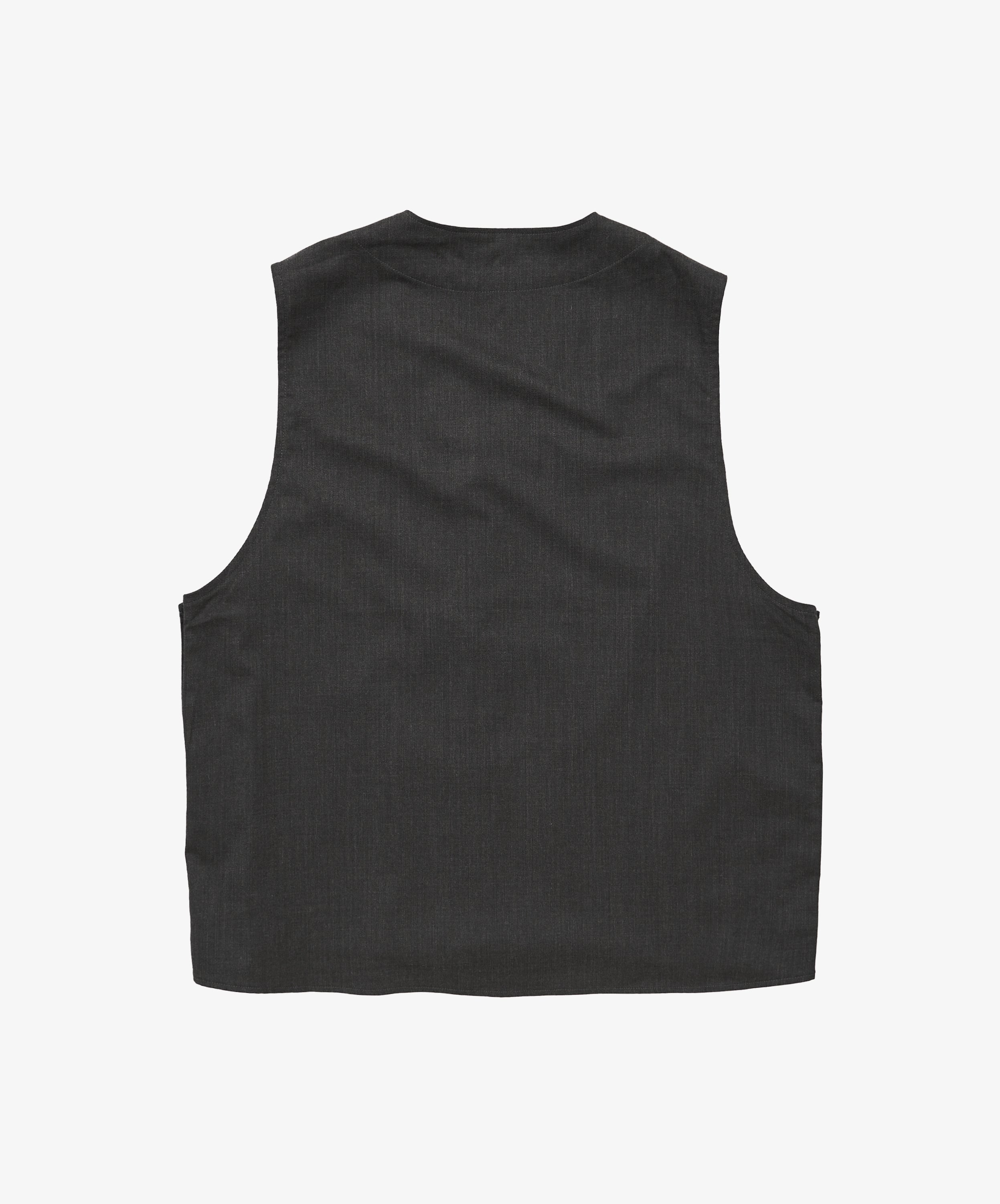 gilet anthracite twill
