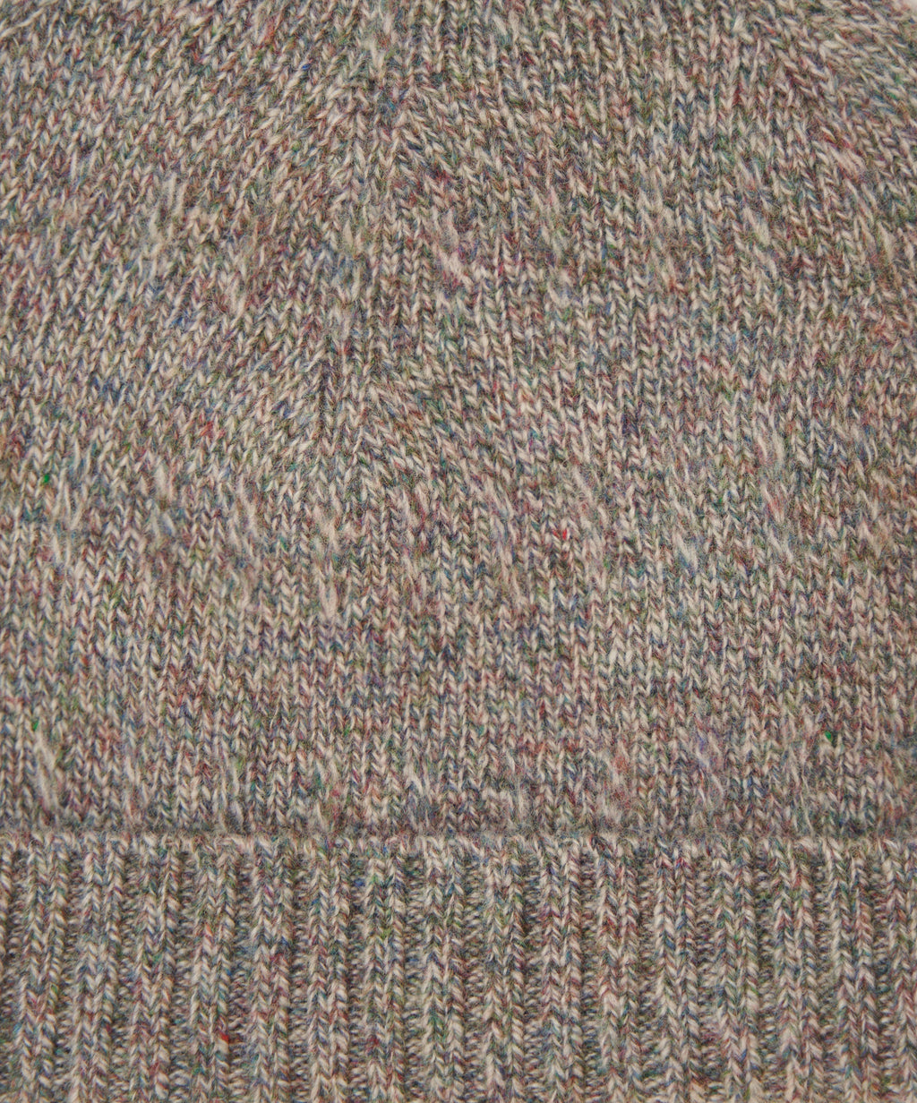 bonnet three d knit grey mix