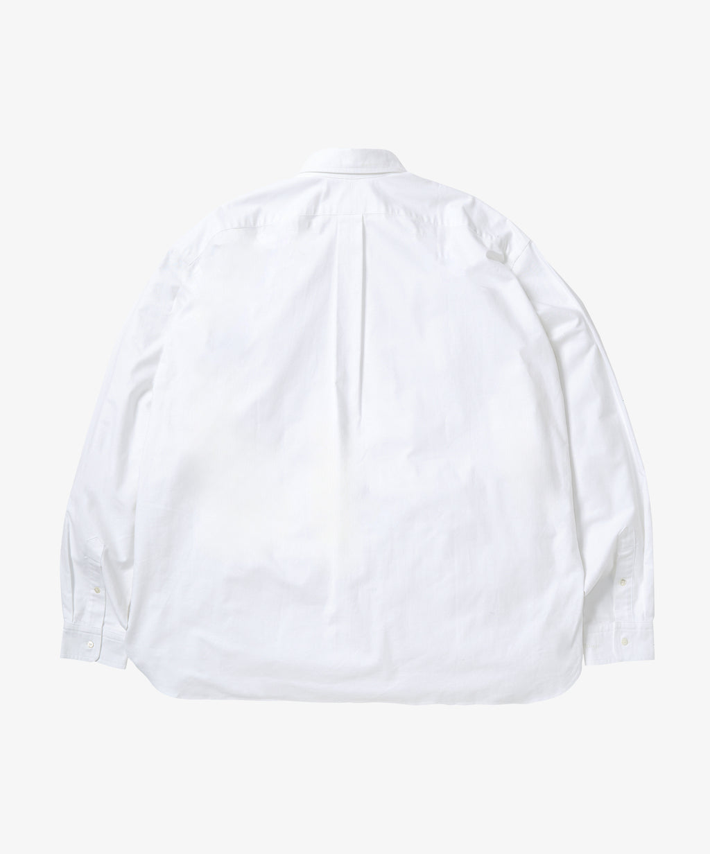 wide shirt white
