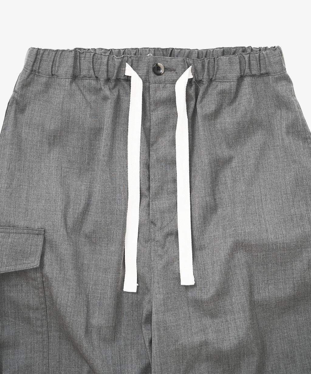 cargo pants grey twill
