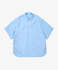 wide shirt with pocket thomas mason blue short sleeve - default