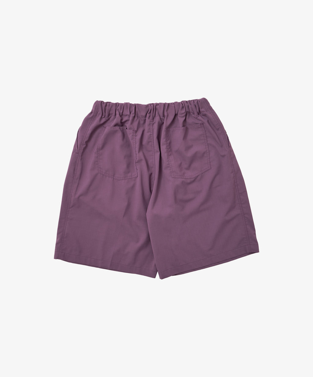 circular short pants purple