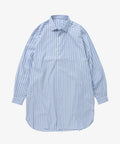 popover shirt long supima cotton navy stripe - default