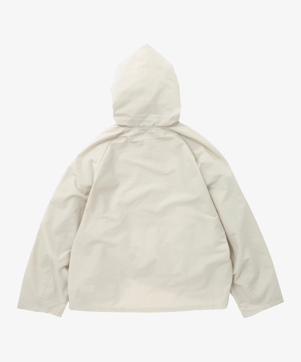 hoodie shirt mesh ivory