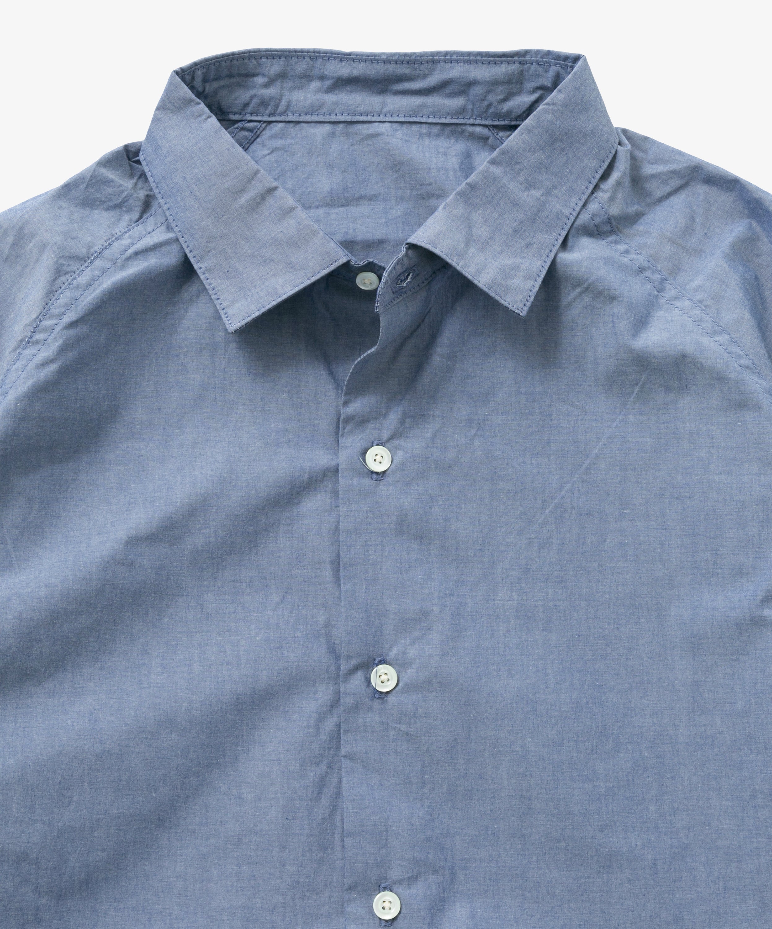 popover shirt long high count navy