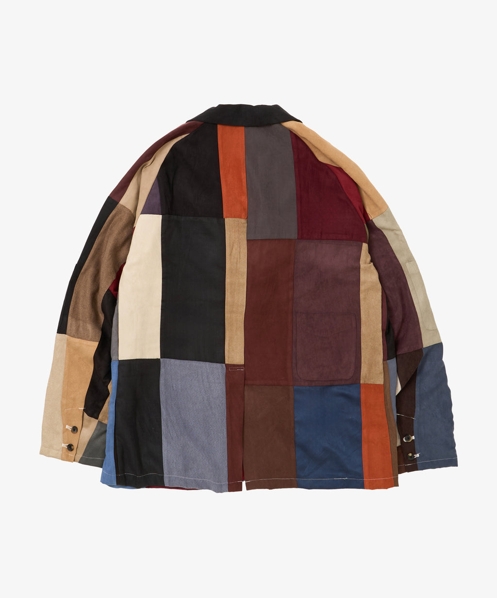 blazer faux suede eight