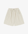 circular short pants mesh ivory - default