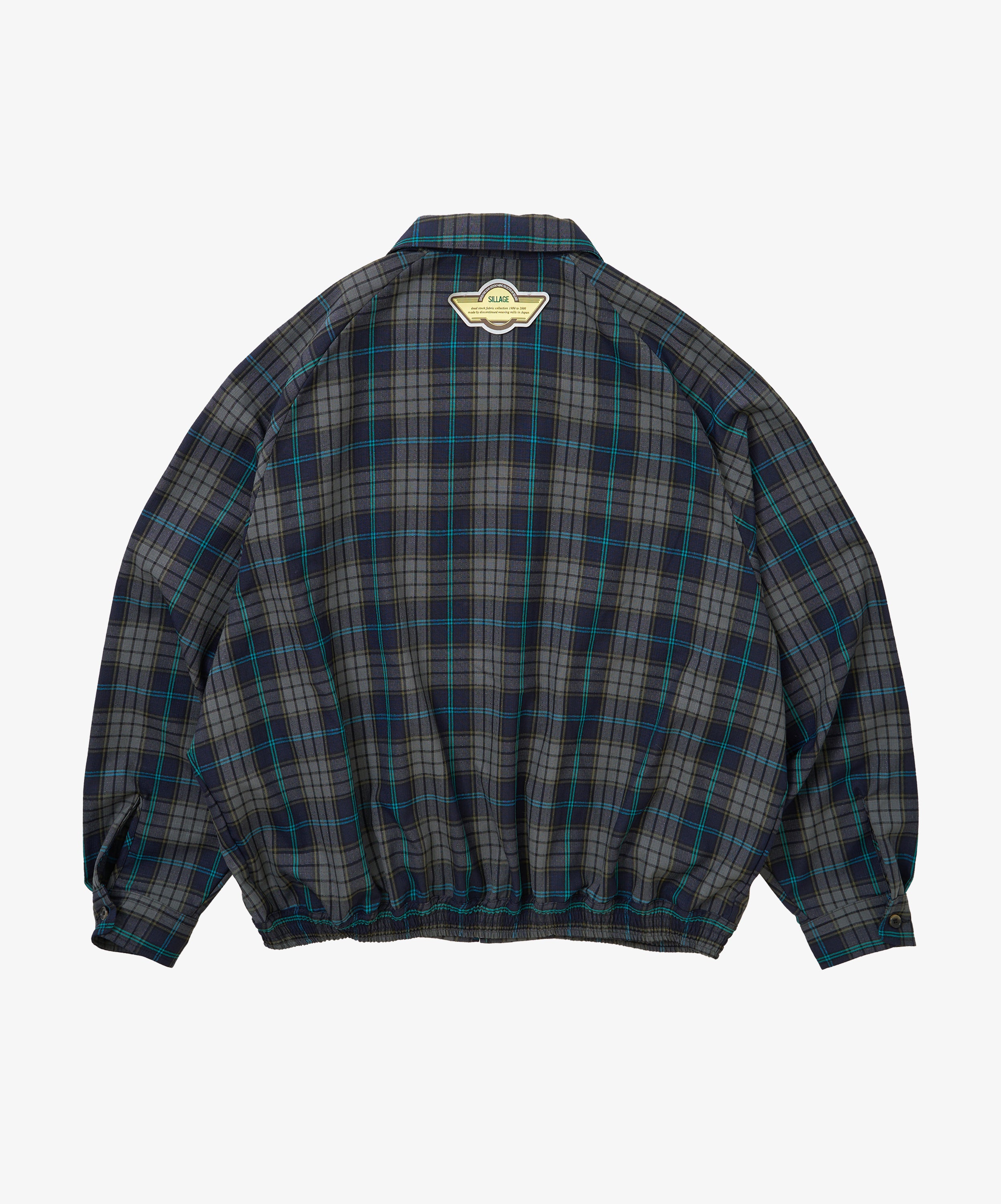 zip up blouson deadstock watahiko tex navy plaid