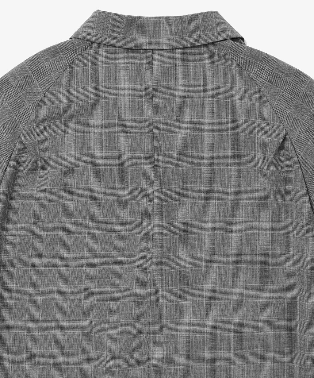 double breasted jacket glen check