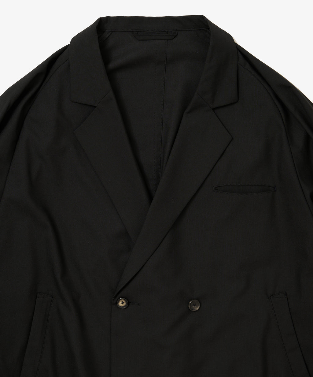 double breasted jacket black
