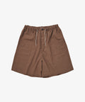 circular fatigue short pants brown - default