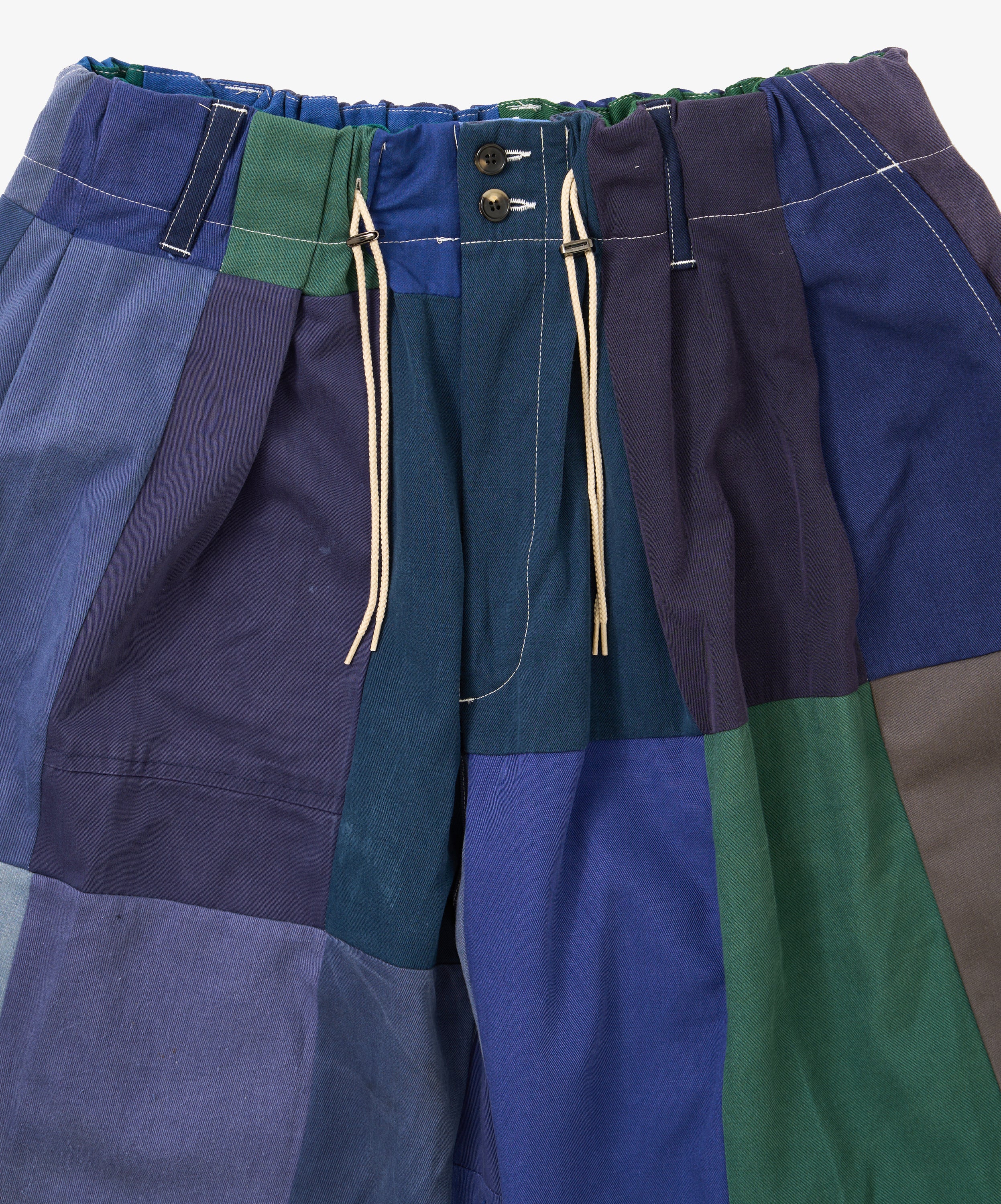 circular shorts bleu de travail one