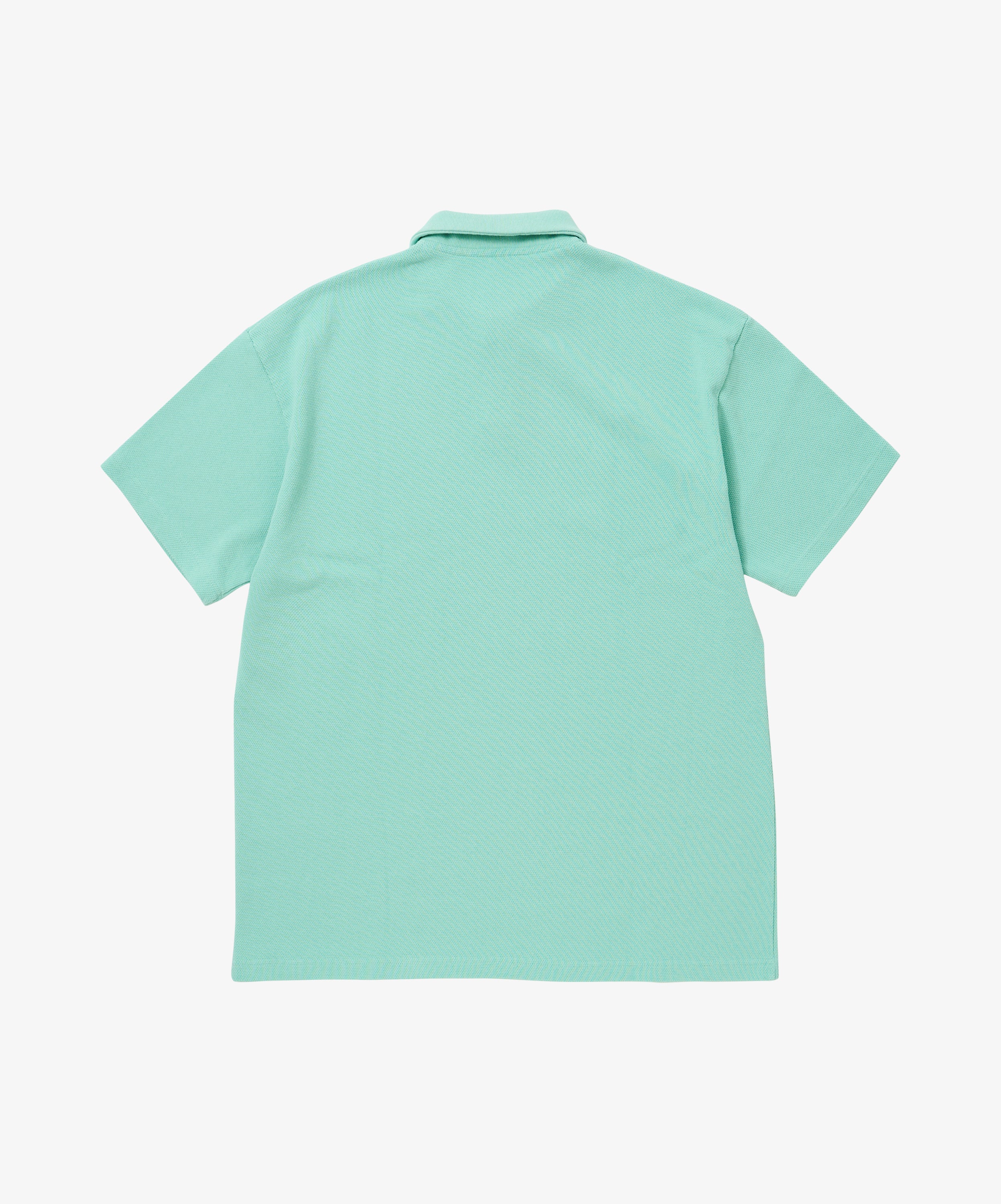 twisted pique polo mint