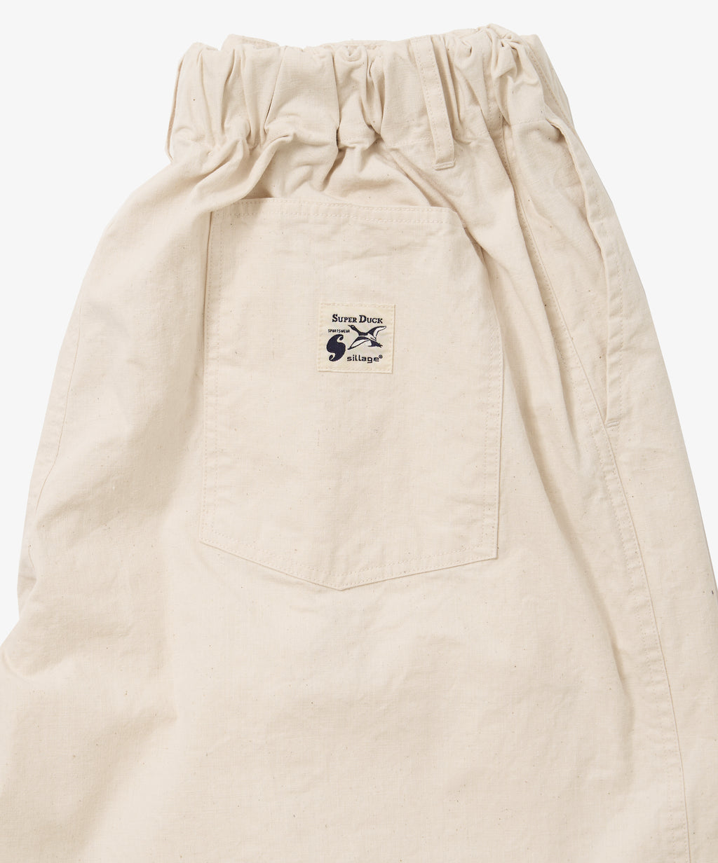 circular pants super duck ivory