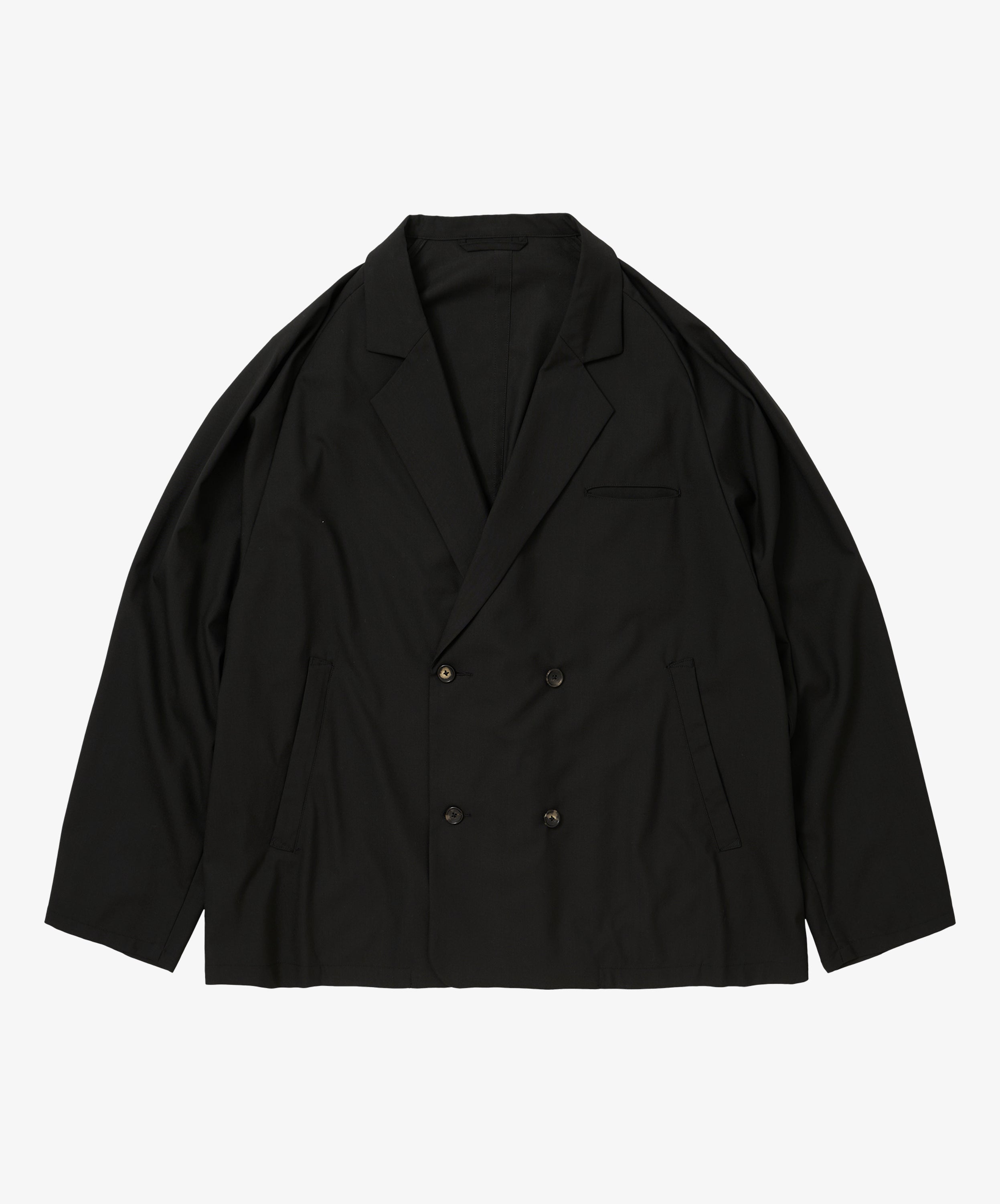 double breasted jacket black - default