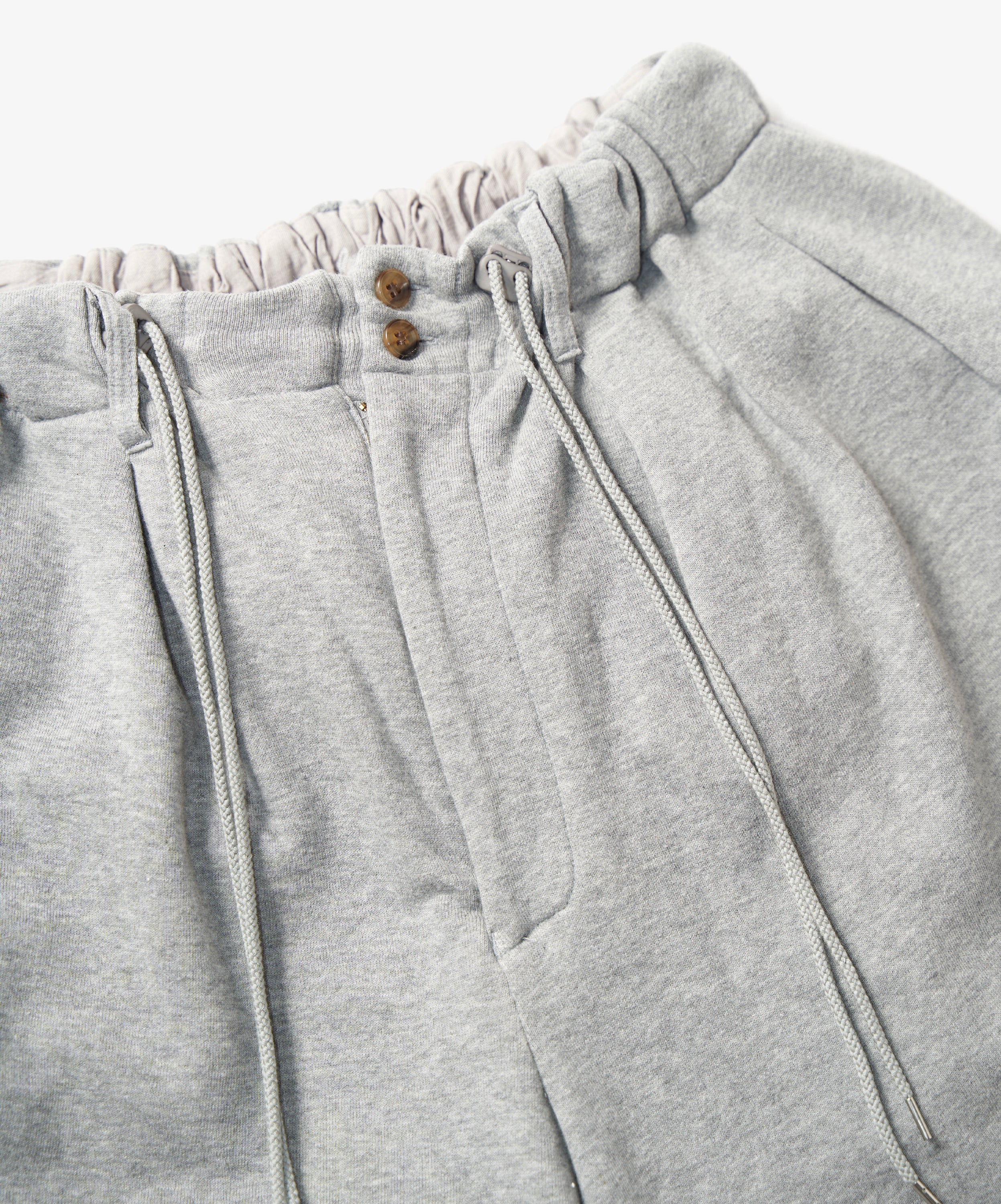 loop wheel circular short pants