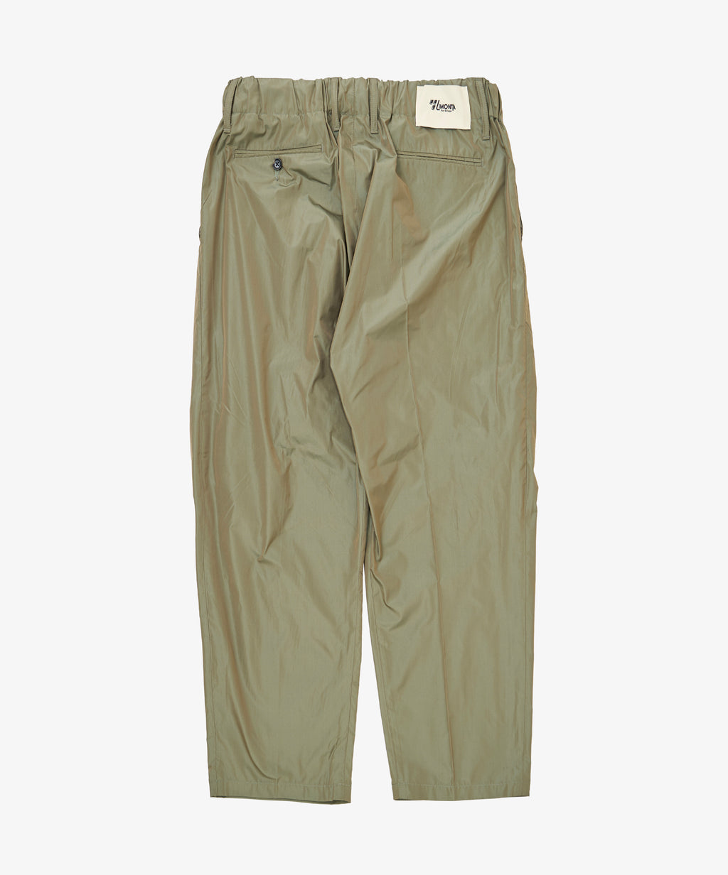 baggy trousers limonta nylon khaki