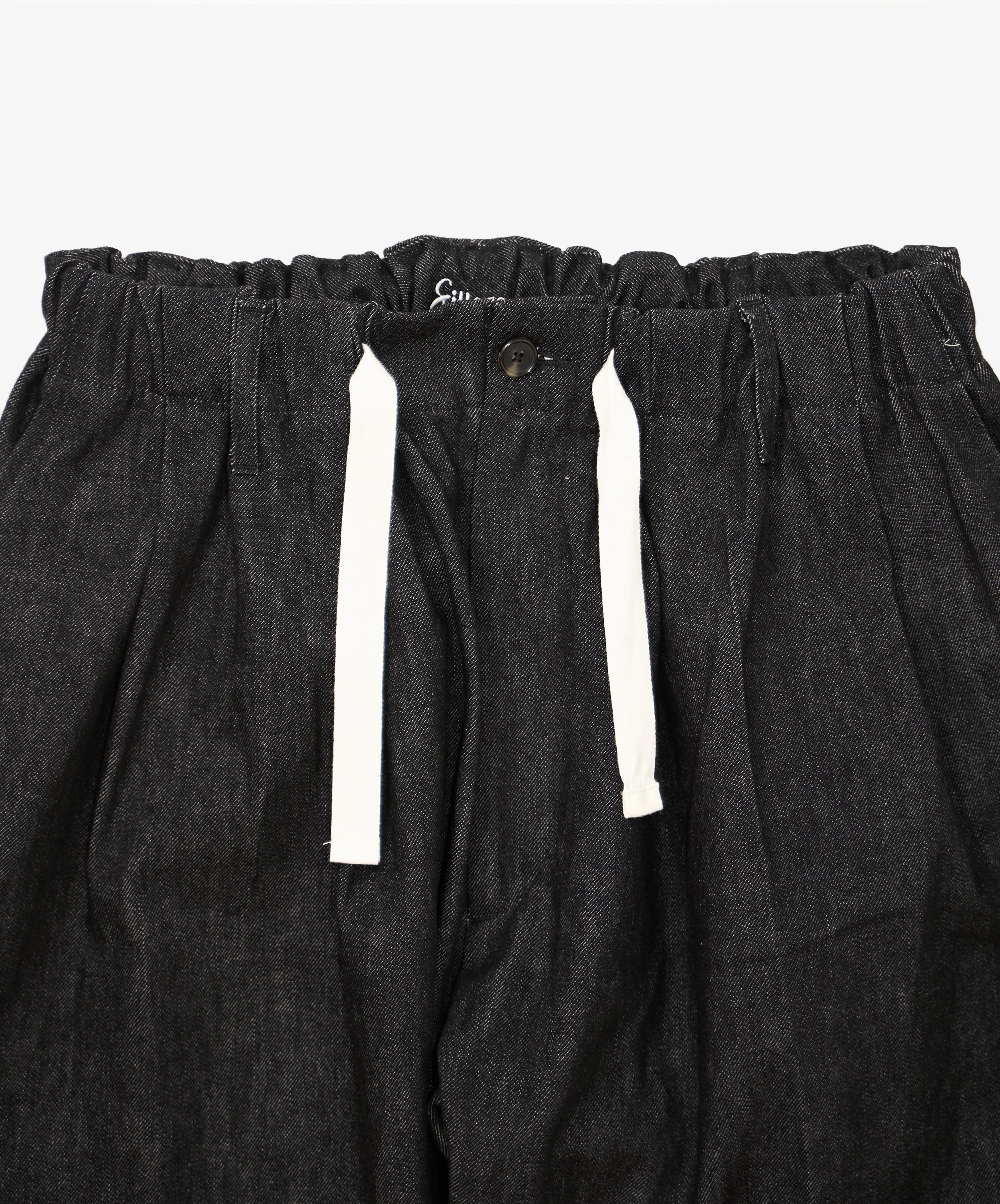 pantalon baggy black denim one wash