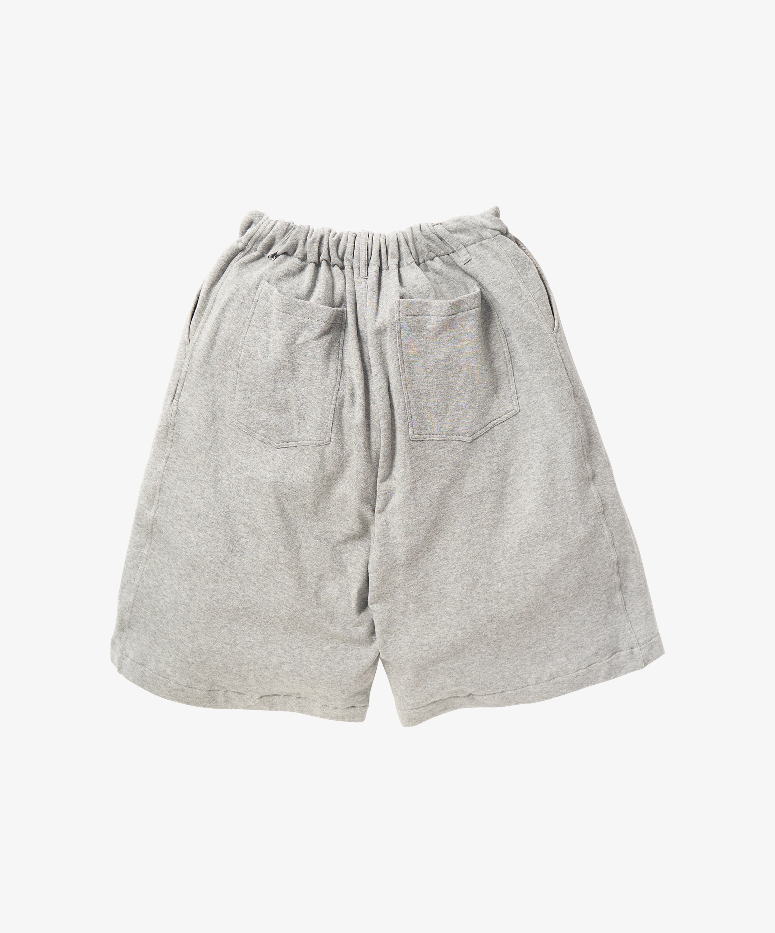 loop wheel circular short pants