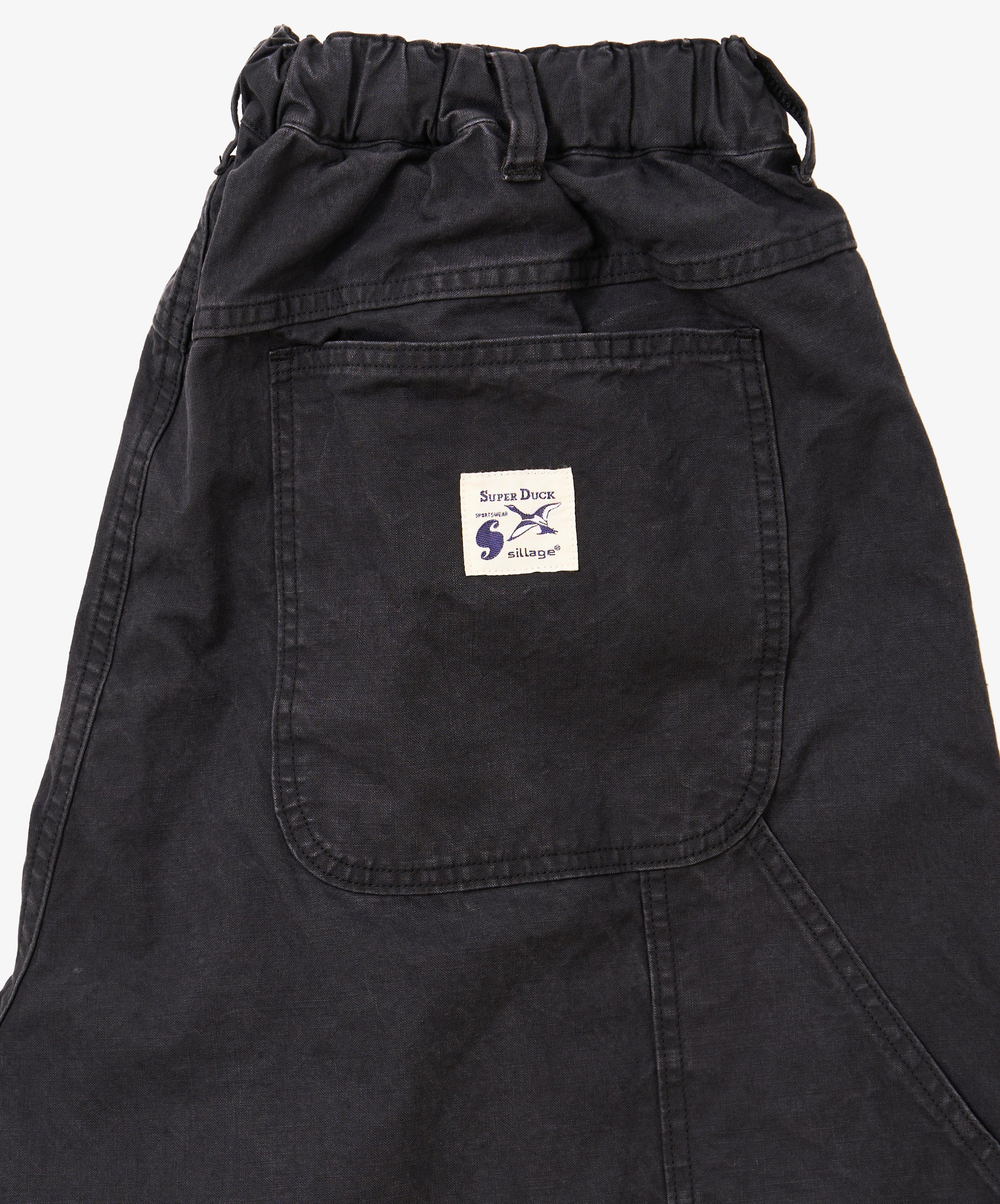 painter pants super duck faded black