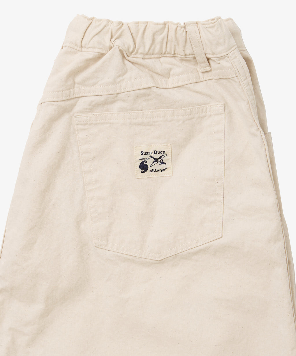pantalon cinq poches super duck ivory