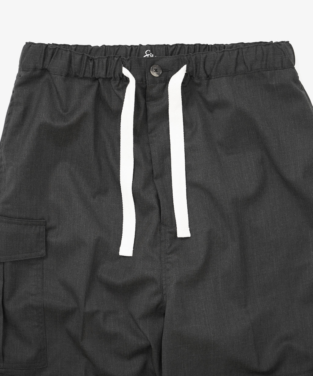 cargo pants anthracite twill