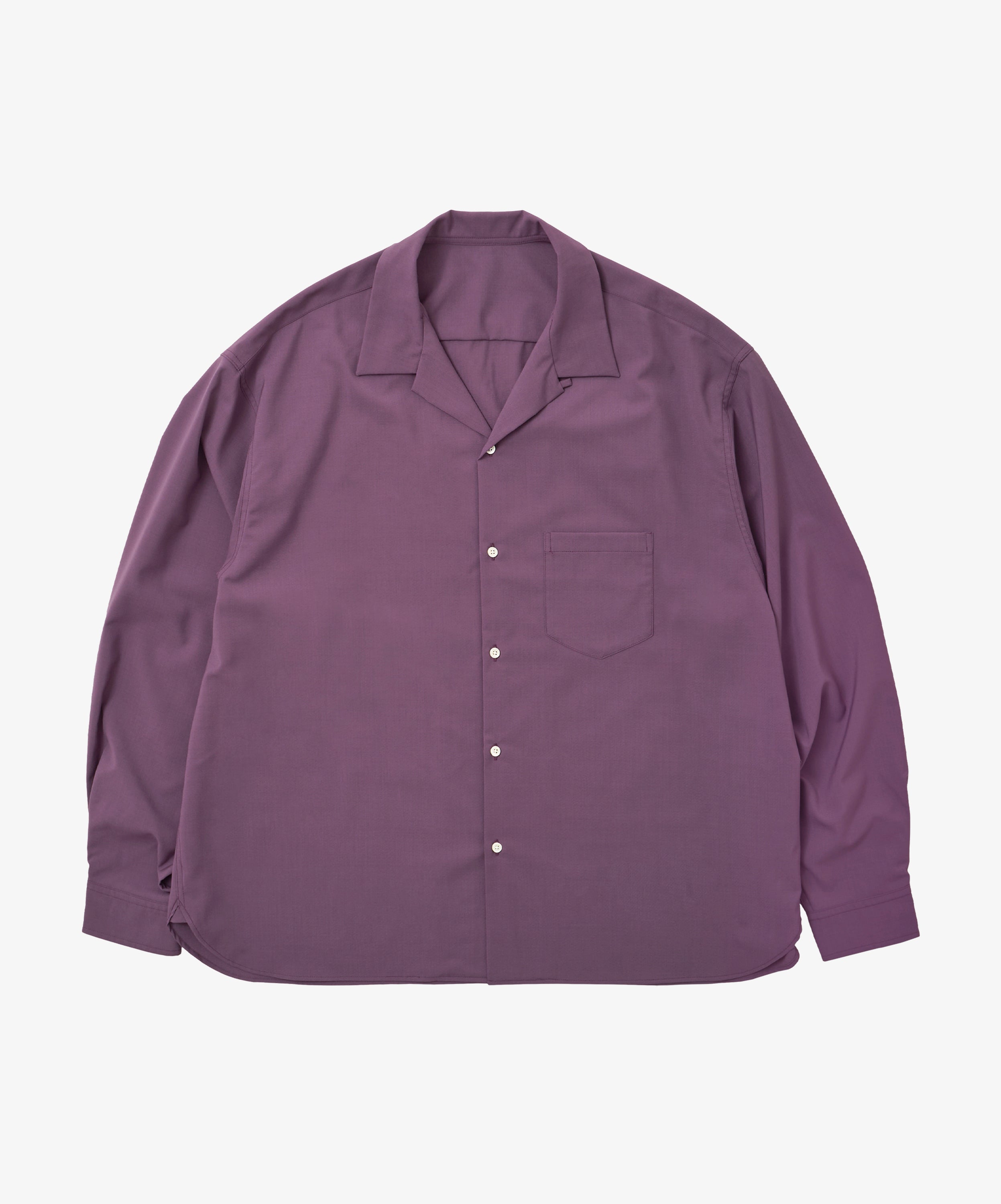 re-engineered overshirt purple - default
