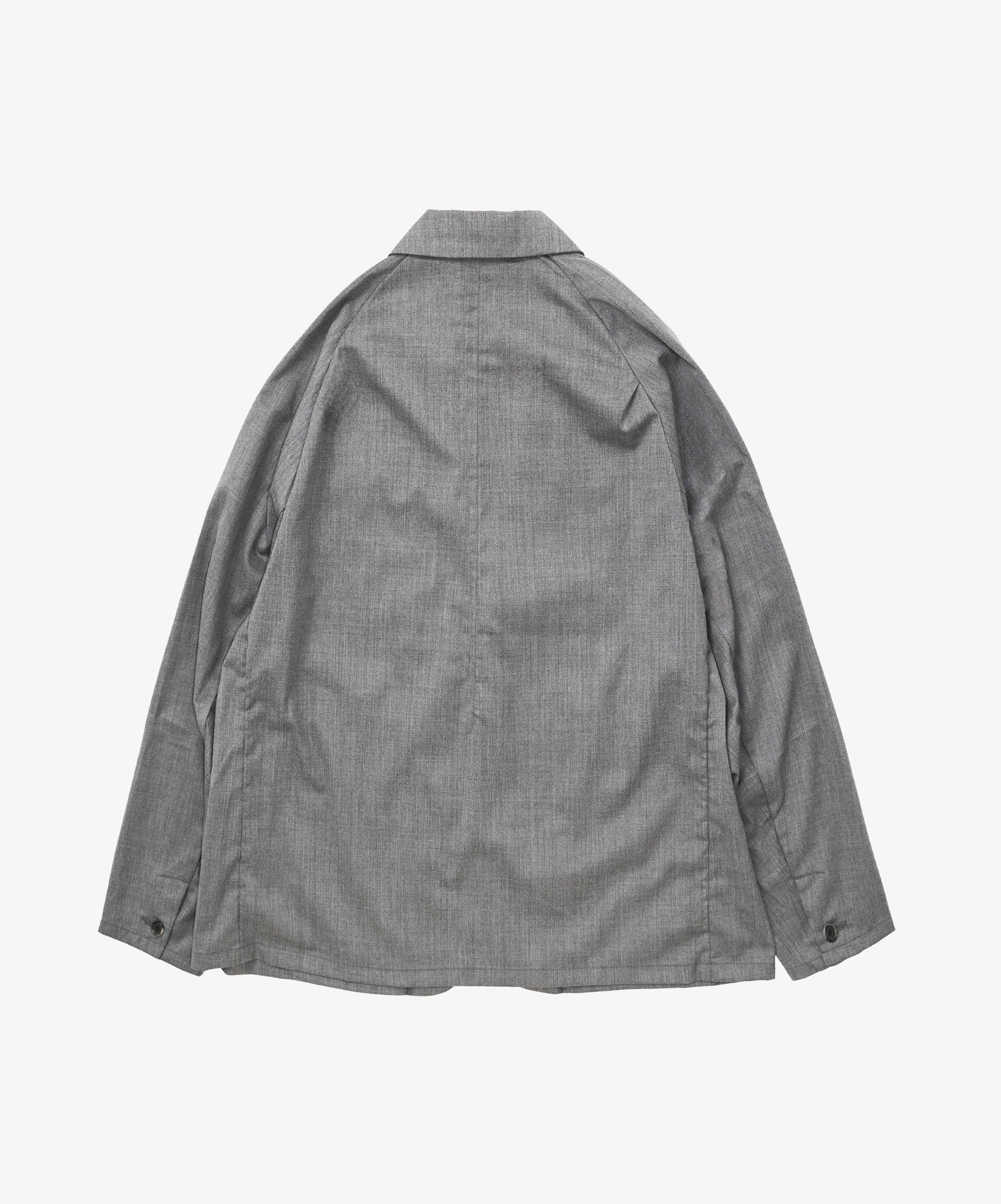 veste two button grey twill